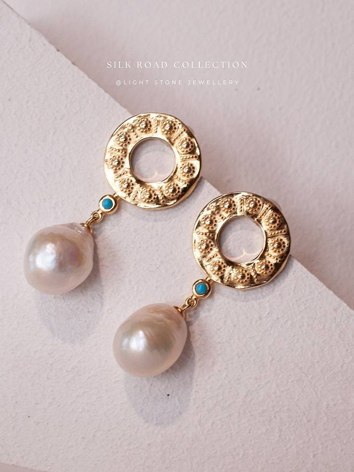 Silk Road Sunrise  Earrings