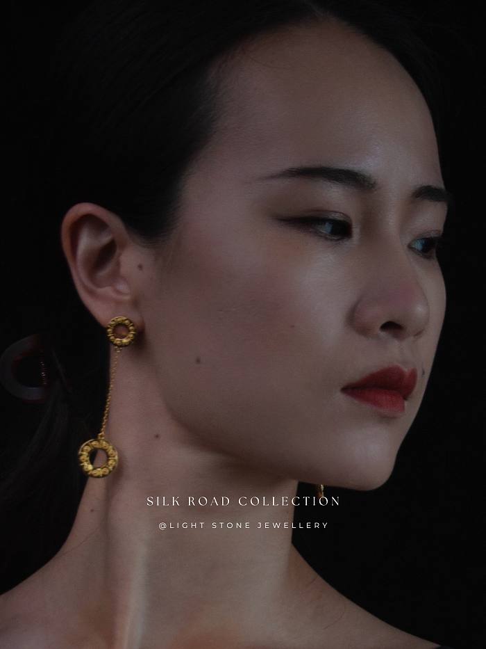 Silk Road Dual Sunrise Earrings