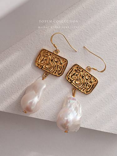 Totem Retro-Modern Phoenix  Earrings