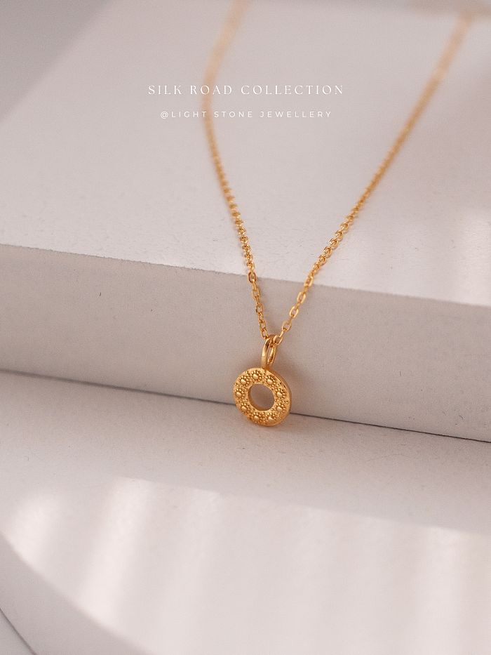 Sunrise - Silk Road - Gold-Plated Sterling Silver Necklace