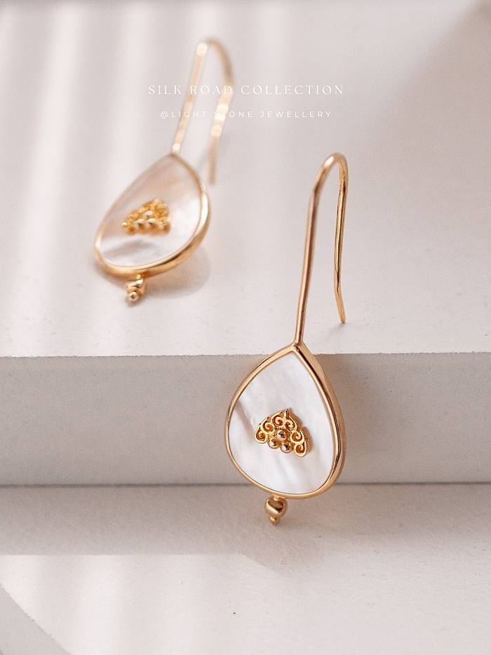 Silk Road  Fire and Water Ear Studs