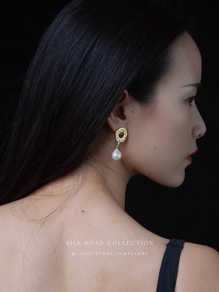 Silk Road Sunrise  Earrings