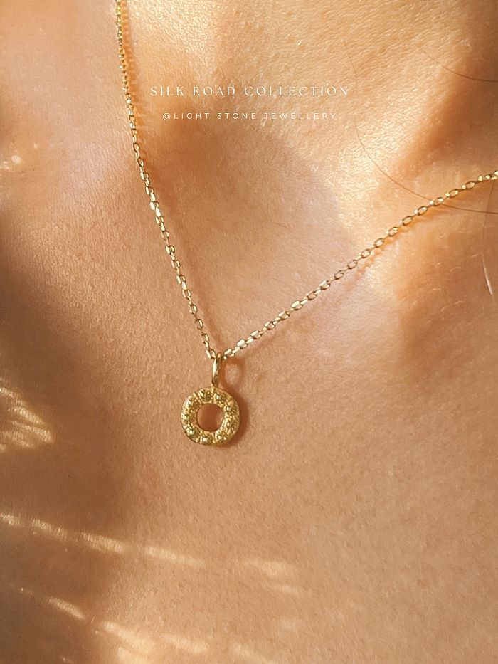 Sunrise - Silk Road - Gold-Plated Sterling Silver Necklace