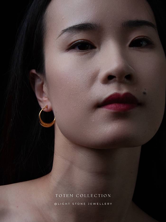 Totem Eternal Elegance Golden Earrings