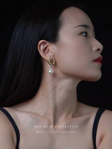 Silk Road Sunrise  Earrings