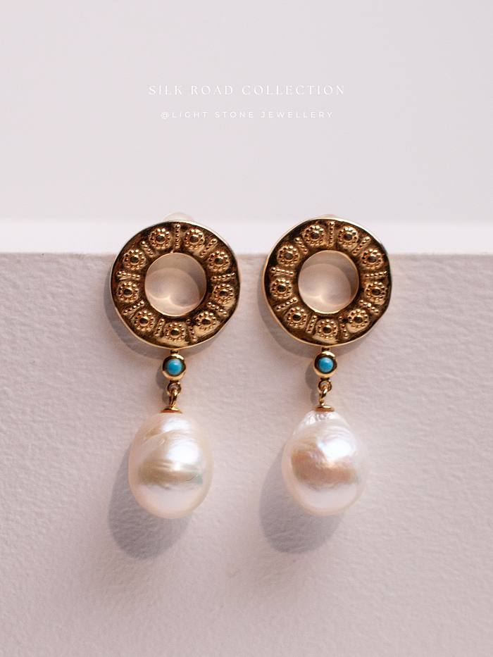 Silk Road Sunrise  Earrings
