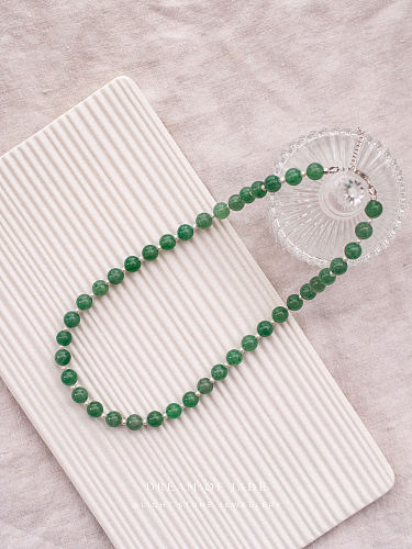 Matcha Green | Dream of Jade | Elegant Hetian Jade and Pearl Beaded Necklace
