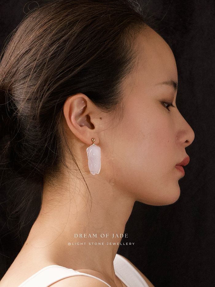 Cicada Earrings | Handmade Chalcedony Earrings | Turquoise | 14K Gold-Filled Hooks | Dream of Jade Collection