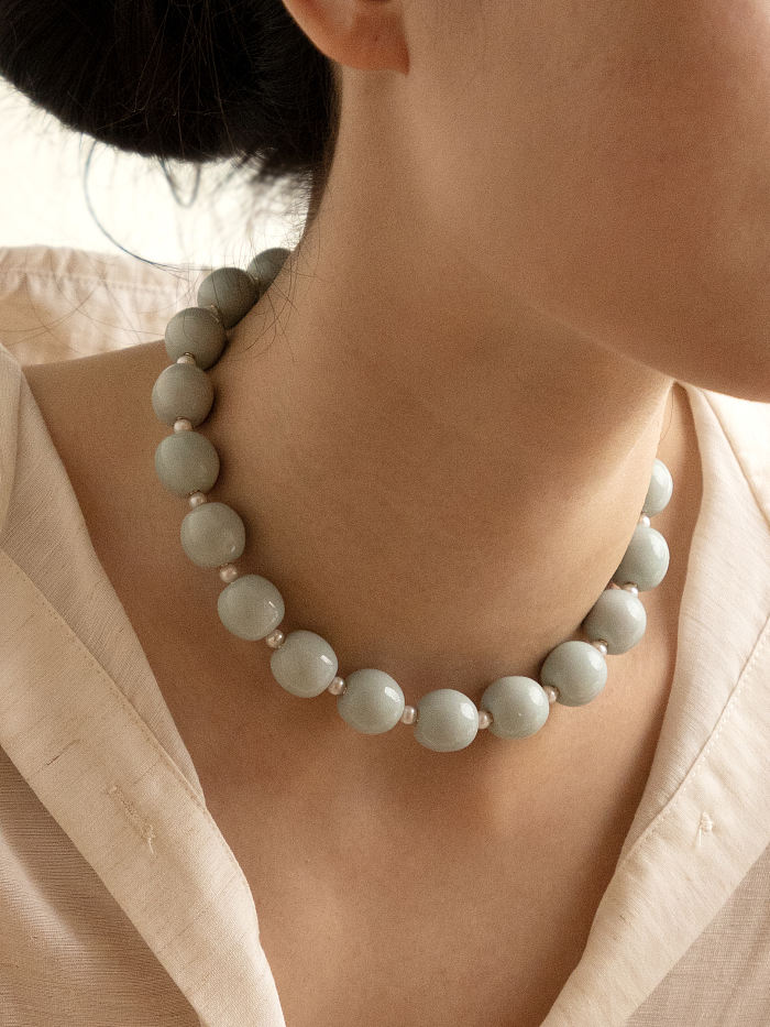 Celadon Sky Choker