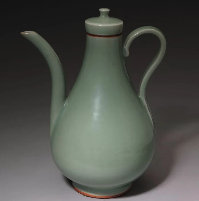 Yuan dynasty celadon ewer