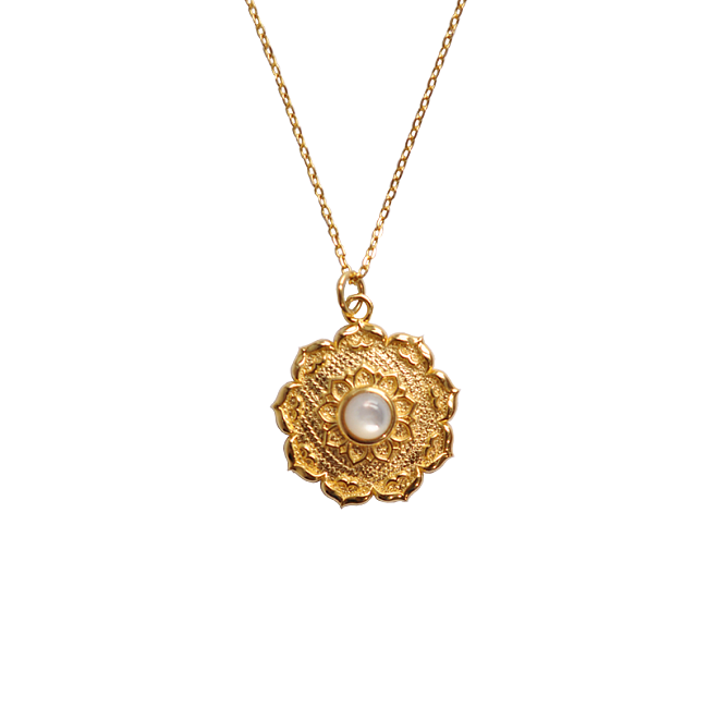 Silk Road Lotus Necklace