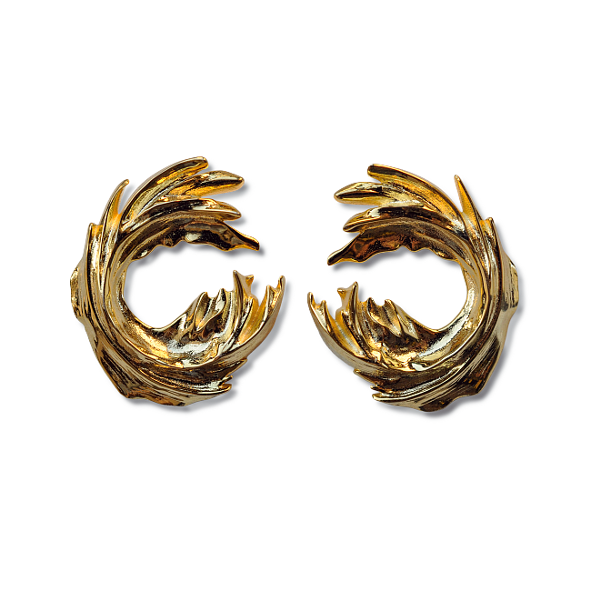 Totem Nirvana Golden Earrings