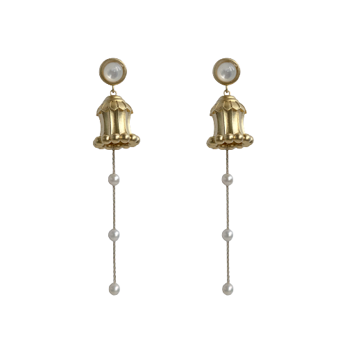 Silk Road Hua Gai Pearl Ear Stud