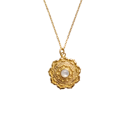 Silk Road Lotus Necklace