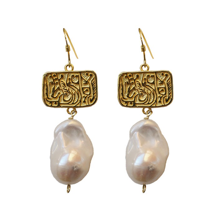 Totem Retro-Modern Phoenix  Earrings