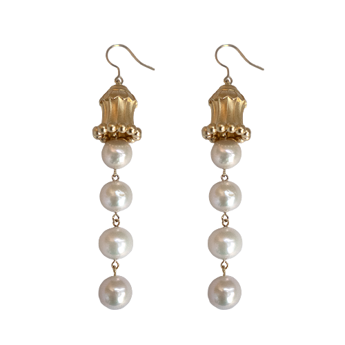 Silk Road Hua Gai Luxury Pearl Earrings