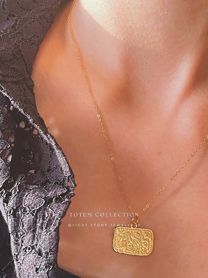 Totem Retro-Modern Phoenix  Necklace