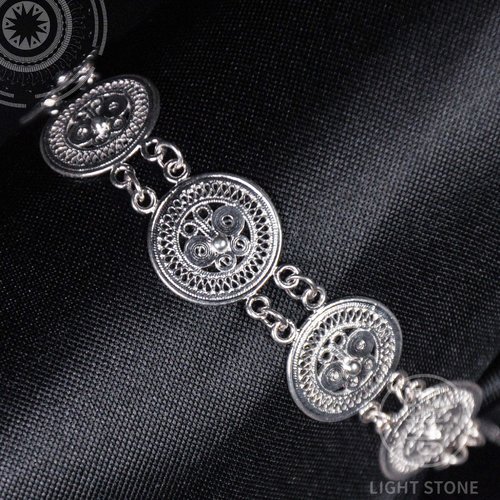 Butterfly - Miao Filigree Silver Bracelet
