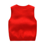 Toddler Boys Knit Pullover Vest Sweater