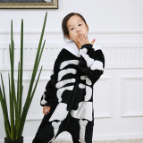 Kids Human Skeleton Onesie Kigurumi Pajamas Kids Animal Costumes for Unisex Children