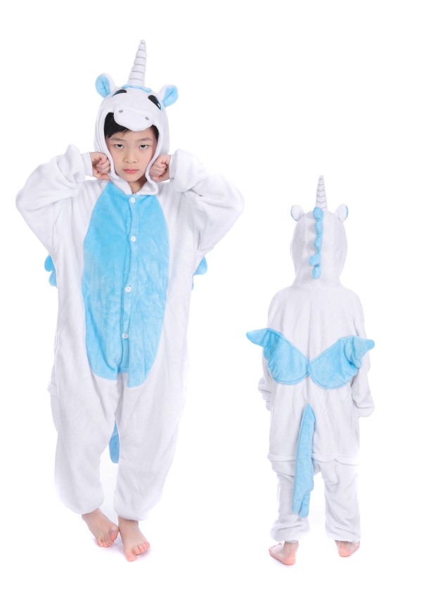 Kids Unicorn Onesie Kigurumi Pajamas Kids Animal Costumes for Unisex ...