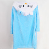 Kids Hello Kitty Soft Bathrobe Sleepwear Comfortable Loungewear