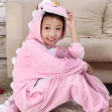 Kids Green Dinosaur Onesie Kigurumi Pajamas Kids Animal Costumes for Unisex Children