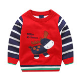 Toddler Boys Knit Pullover Sweater Cartoon Little Drince Pattern