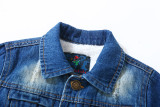 Toddler Boys Ripped Denim Jacket Outerwear