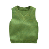 Toddler Boys Knit Pullover Vest Sweater