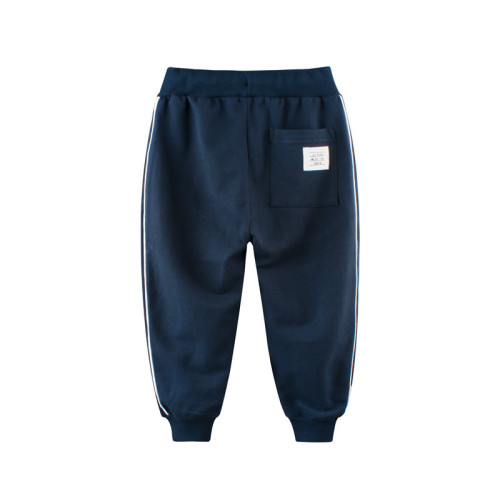 Navy Casual Simple Toddler Boys Sweatpants Sport Jogger Pants