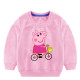 Toddler Girl Print Pink Pig Long Sleeve Sweatshirt