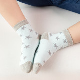 5 Pairs Baby Toddler Boy Blue Print Slogan Socks