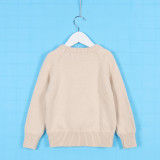 Toddler Girl Knit Pullover Pompom Sweater