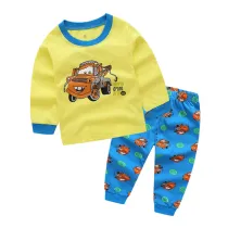 Toddler Boy 2 Pieces Pajamas Sleepwear CARS Long Sleeve Shirt & Legging Sets