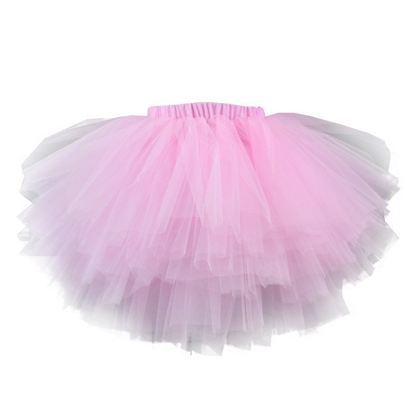 Toddler Girl 6-Layered Tulle Tutu Skirt Princess Fluffy Soft Chiffon ...
