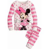 Toddler Girl 2 Pieces Pajamas Sleepwear Minnie Long Sleeve Shirt & Leggings Set