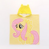 Baby My Little Pony Hooded Bathrobe Towel Bathrobe Cloak Size 24 *47