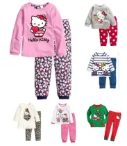 Toddler Girl 2 Pieces Pajamas Sleepwear Long Sleeve Shirt & Leggings Set