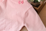 Toddler Girl Knit Pullover Ruffled Collar Sweater