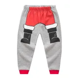 Toddler Boy 2 Pieces Pajamas Sleepwear Christmas Santa Claus Long Sleeve Shirt & Legging Sets