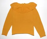 Toddler Girl Knit Pullover Ruffled Collar Sweater