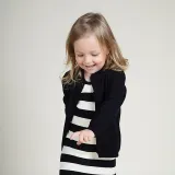 Toddler Girl Knit Cardigan Pure Color Thin Sweater