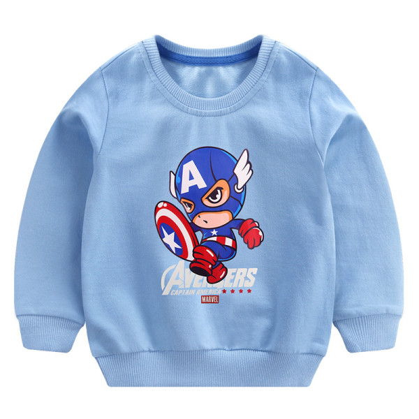 Toddler Boy Print Cartoon Sleeve Sweatshirt
