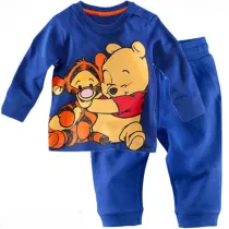 Toddler Boy 2 Pieces Pajamas Sleepwear Long Sleeve Shirt & Legging Sets