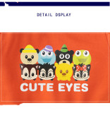 Toddler Boy Print and Slogan Cute Eyes Sleeve Sweatshirt