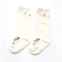 Baby Toddler Girl Anti-skid Socks Pink Stripes Print Bea Socks