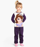 Toddler Girl 2 Pieces Pajamas Sleepwear Princess Long Sleeve Shirt & Leggings Set