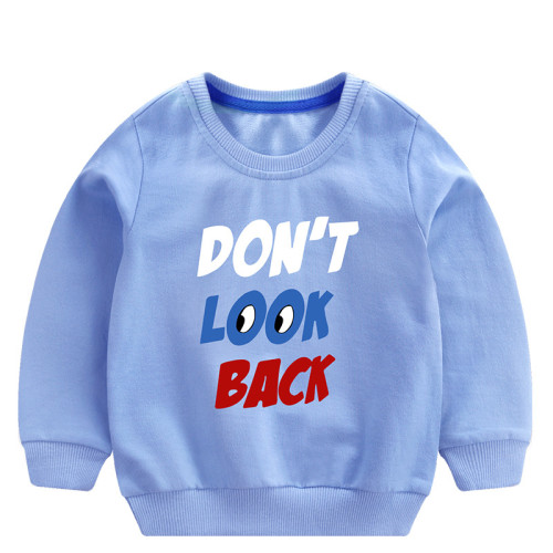 Toddler Boy Print Slogan Look Long Sleeve Sweatshirt
