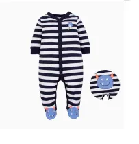 Baby Boy Snap-Up Monsters Footed Cotton Long Sleeve One piece （0-1Years）